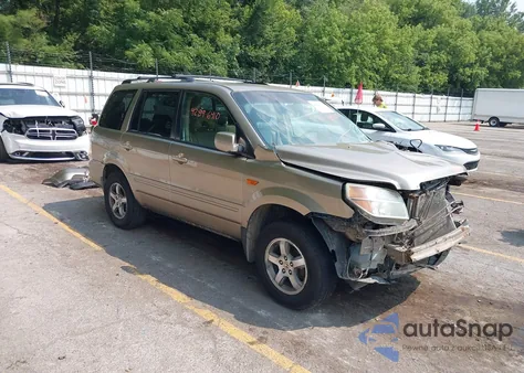 2006 Honda Pilot Ex-L from USA, damaged, VIN 2HKYF18556H564990